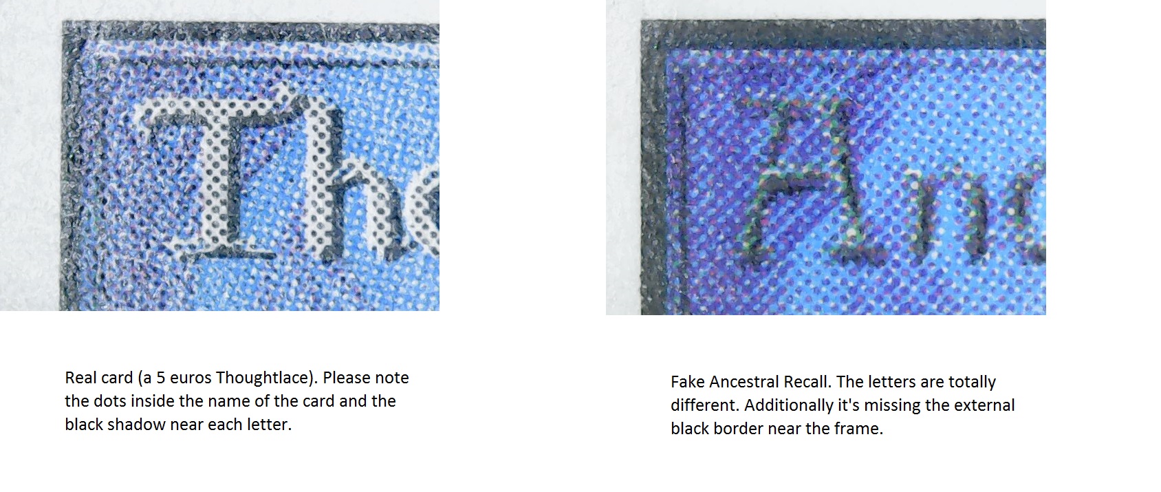 Counterfeit Ancestrall Recall