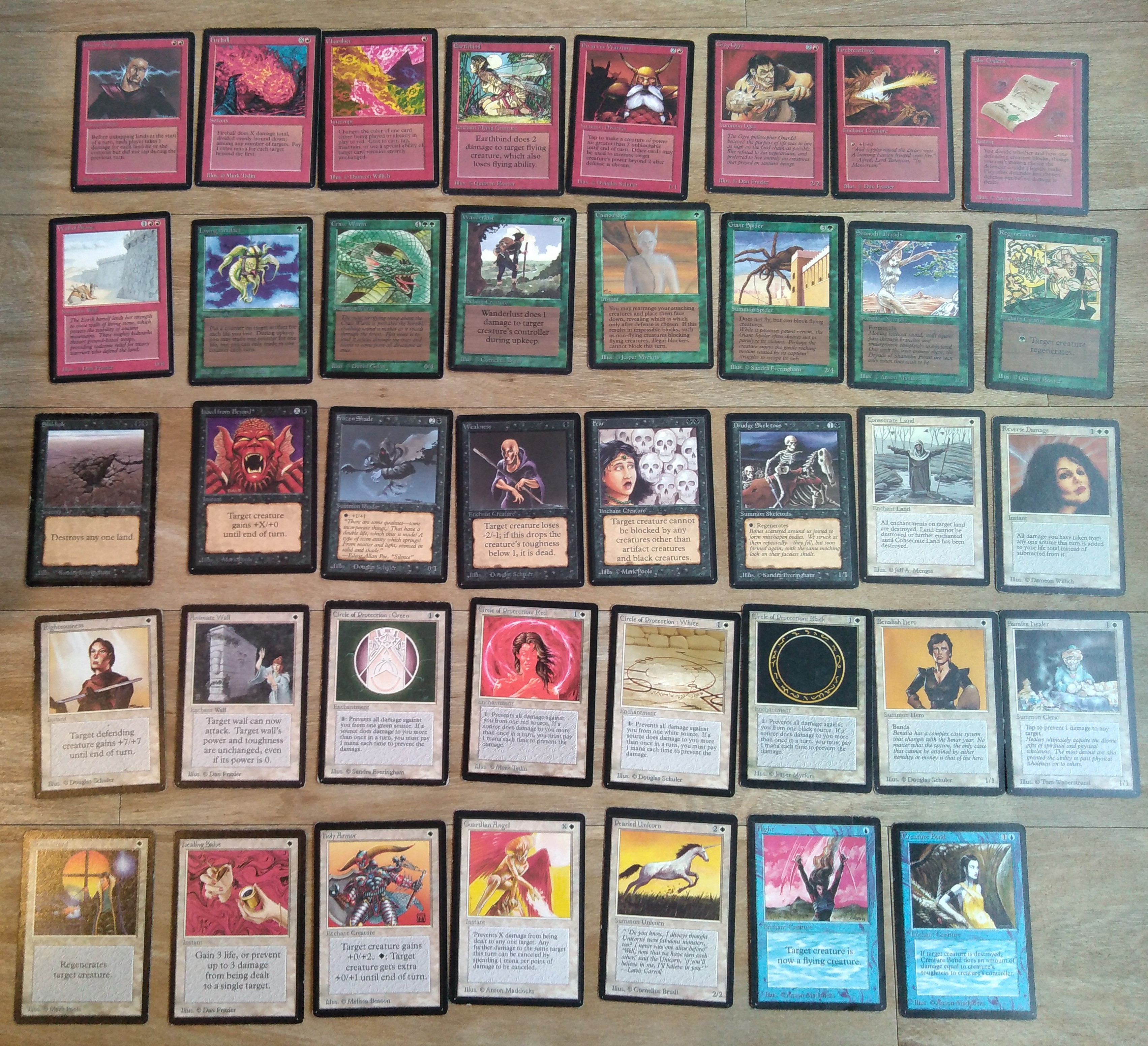 Beta Collection Lot Magic the Gathering MTG Singles Cards