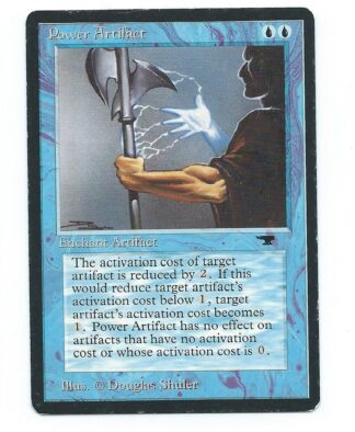 Magic MTG Antiquities Power Artifact #1 front