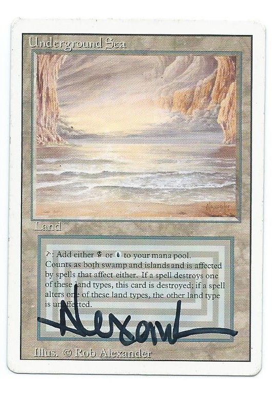 Underground Sea Revised Magic the Gathering | Duel Lands | MTG Duals