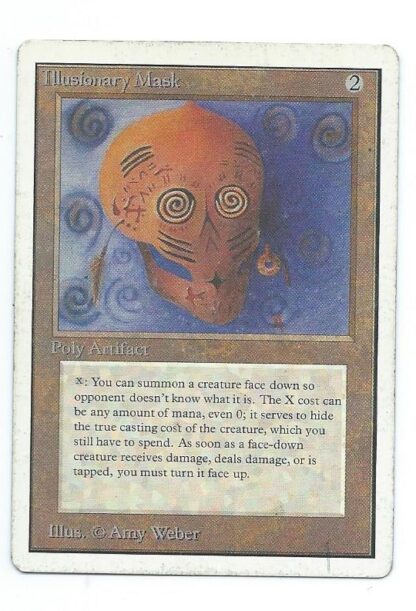 Magic MTG Unlimited Illusionary Mask front