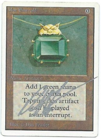 Mox Emerald Unlimited signed