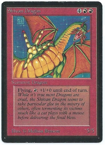 Beta Shivan Dragon Near Mint