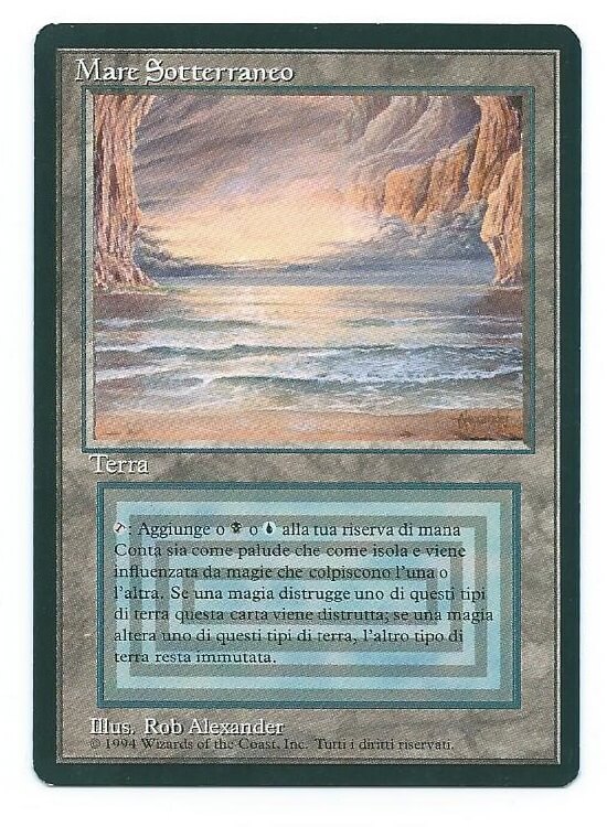 FBB Underground Sea Revised Magic the Gathering | Dual Land