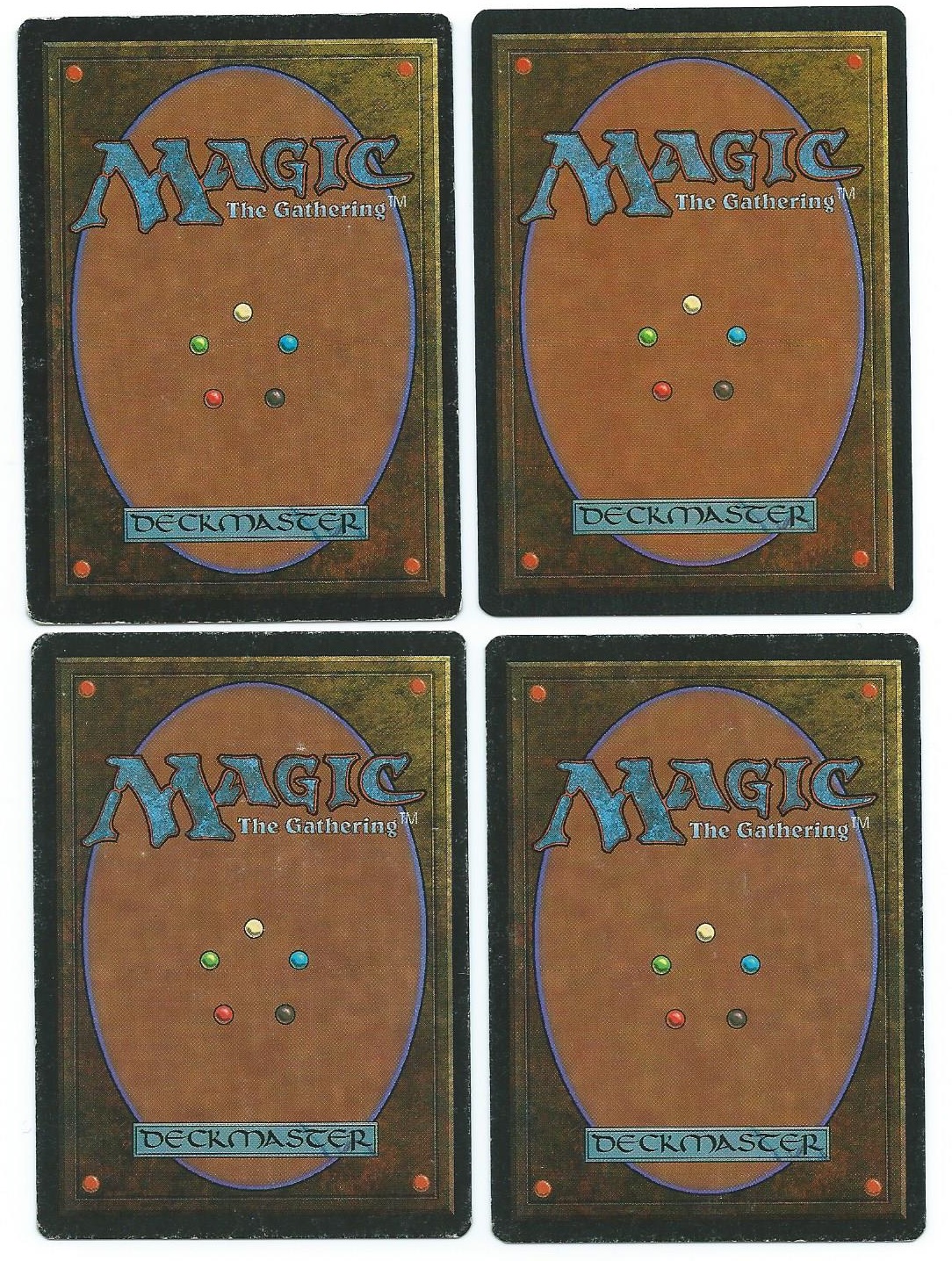 4x Revised Plateau Dual Land Playset | Magic the Gathering MTG cards