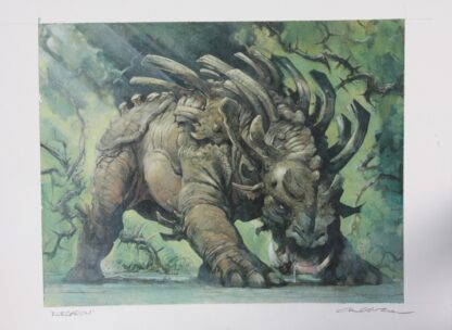 Kurgadon original MTG painting artwork