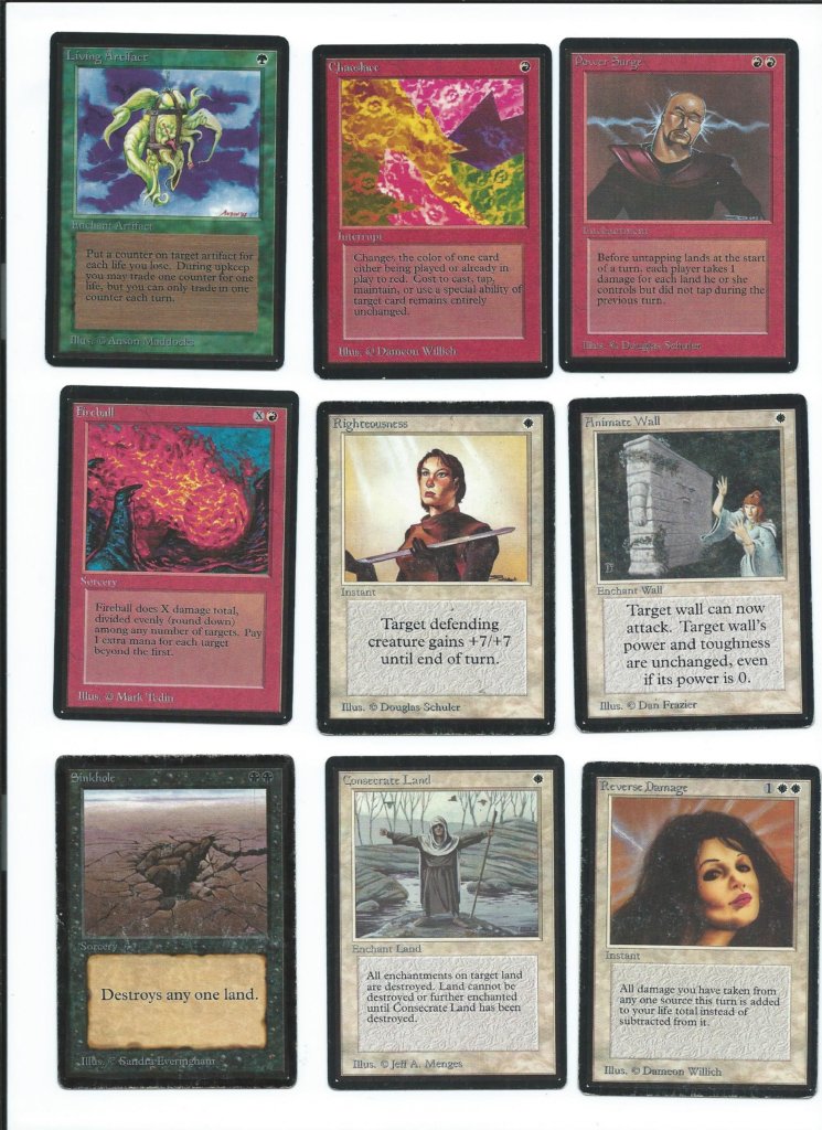 Beta Collection Lot Magic the Gathering MTG Singles Cards