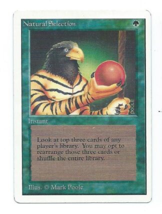 Magic MTG Unlimited Natural Selection front