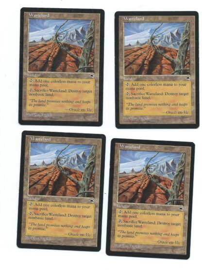 Magic MTG 4x Wasteland Tempest