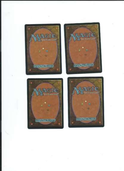 Magic MTG 4x Wasteland Tempest back