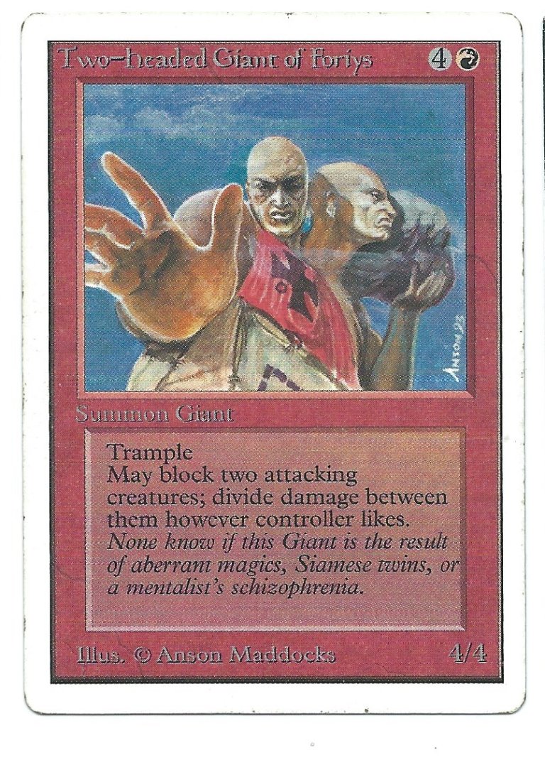 Unlimited TwoHeaded Giant of Foriys Magic Gathering MTG Singles