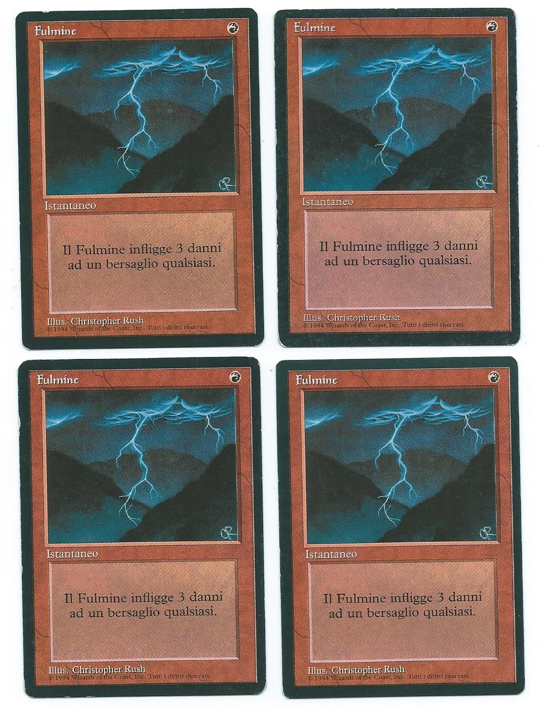 4x FBB Lightning Bolt (Italian)