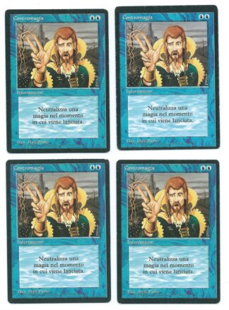 Magic MTG 4x FBB Counterspell Italian 1st edition