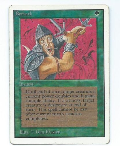 Magic MTG Unlimited Berserk