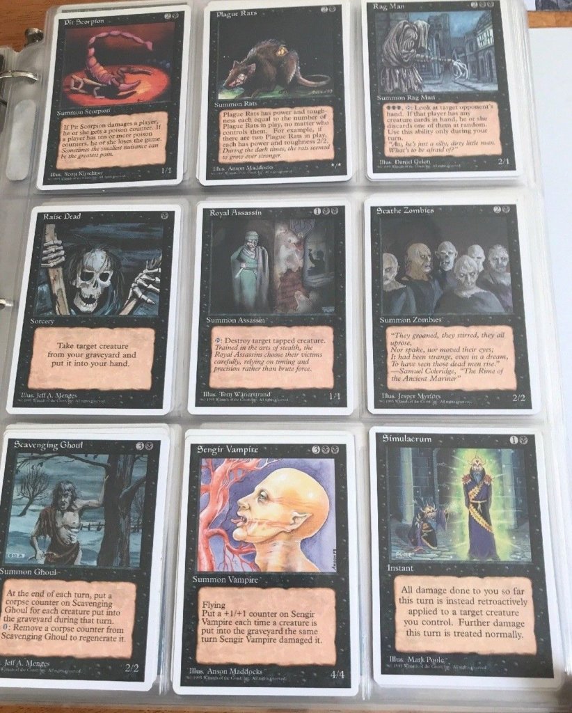 4th edition Complete English Set Magic the Gathering MTG Expansion