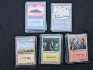 Magic MTG 150 FBB German black border basic lands