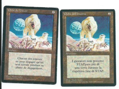 Magic MTG 2x Winter Orb FBB Italian and French