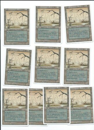 10x Misprint Drudge Skeletons / Swamp (German)