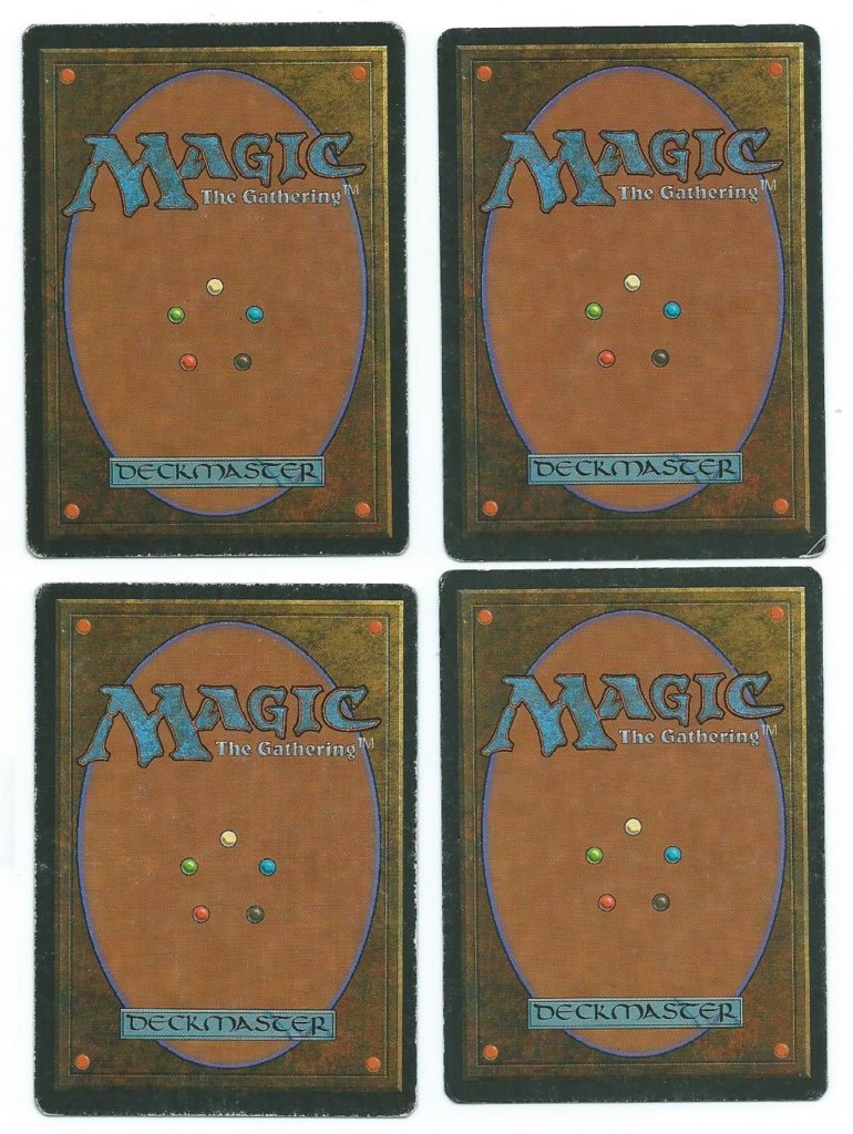 4x Sol Ring FBB Italian Magic the Gathering MTG 1st edition Cards