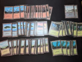 FBB Basic Lands Lot 100+ italian black border