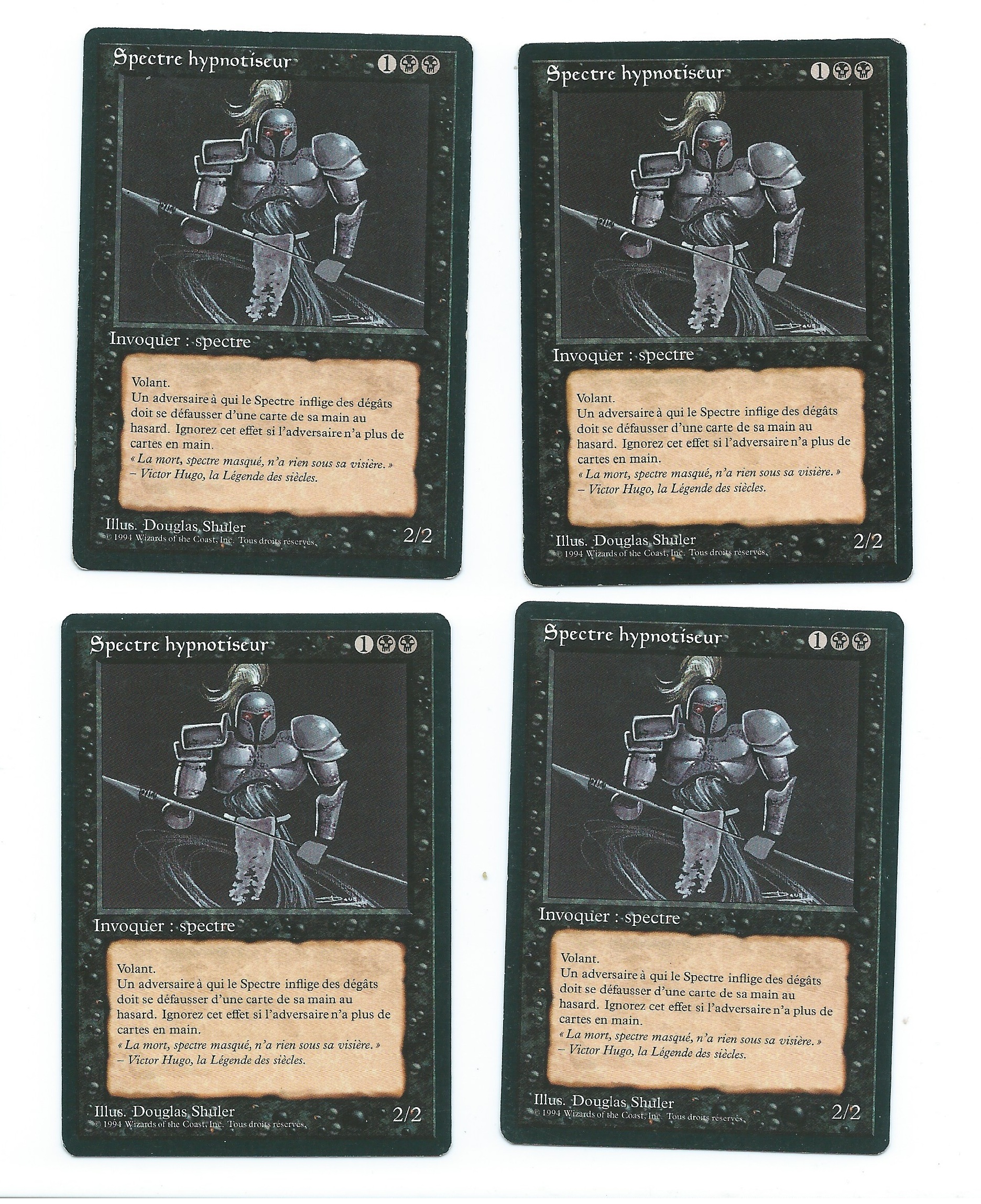 Magic MTG 4x FBB Frech Hypnotic Spectre