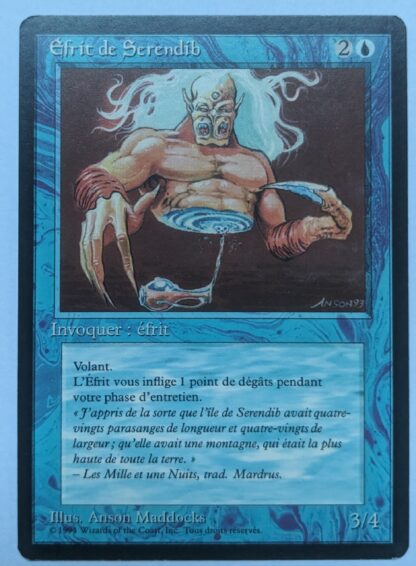 Magic MTG Serendib Efreet FBB Fench
