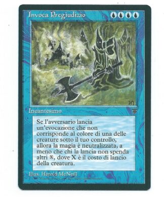 Magic MTG Legends FBB Italian Invoke Prejudice 2