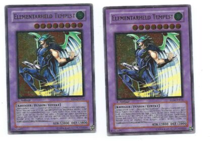 YGO 2x Elemental HERO Tempest EEN-EN034