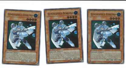 3x Elemental Hero Bubbleman GERMAN CRV-EN014 Ultimate 1st