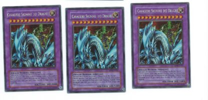 Yugioh! 3x Dragon Master Knight ITALIAN Secret Rare RP02-EN097 Retro Pack