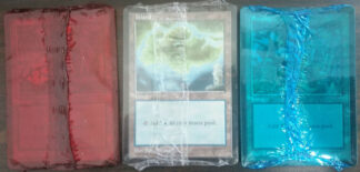 Magic the Gathering APAC lands complete set all 3 packs