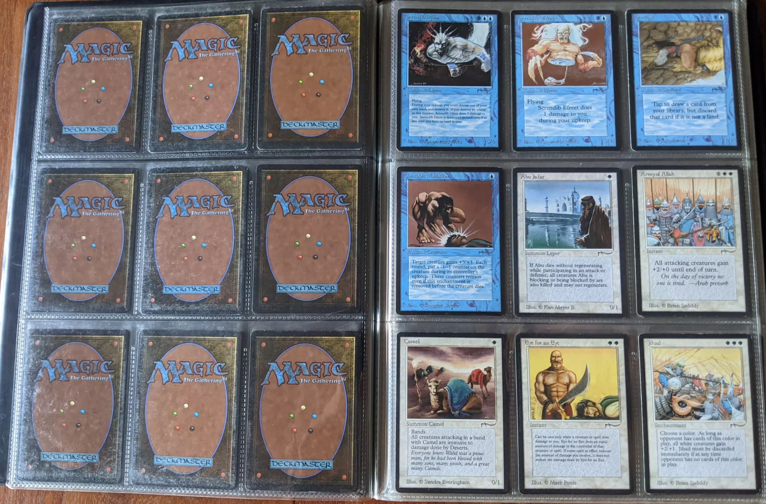 Arabian Nights Complete Full English Set Magic Gathering MTG