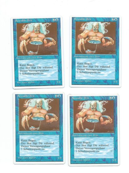 Magic MTG 4x FWB Serendib Efreet German