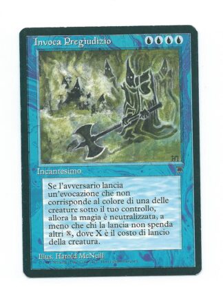 Magic MTG Legends FBB Italian Invoke Prejudice 3