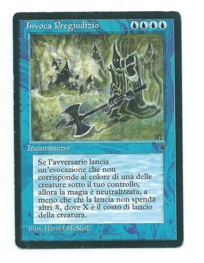 Magic MTG Legends FBB Italian Invoke Prejudice 4