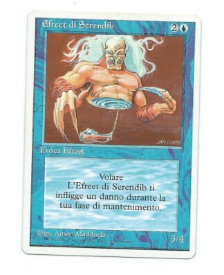 Magic MTG Serendib Efreet FWB italian front