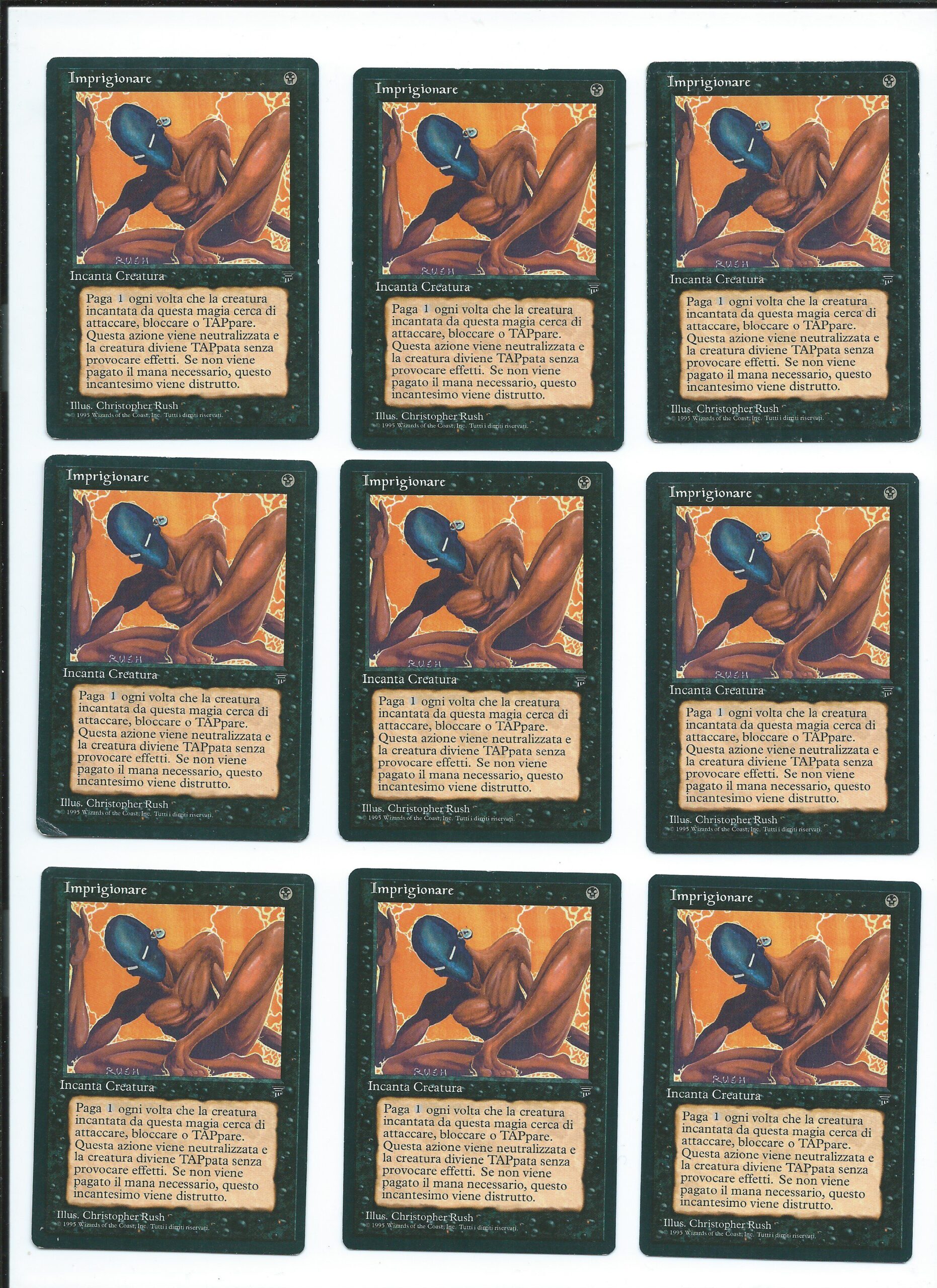 Magic MTG 1x FBB Legends Imprison Italian Magic MTG 1x FBB Legends Imprison Italian