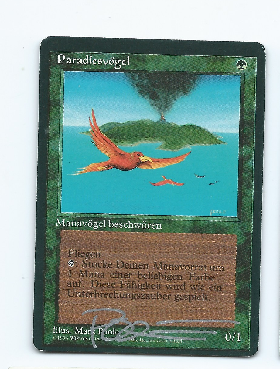 Birds of Paradise Signed Poole FBB German