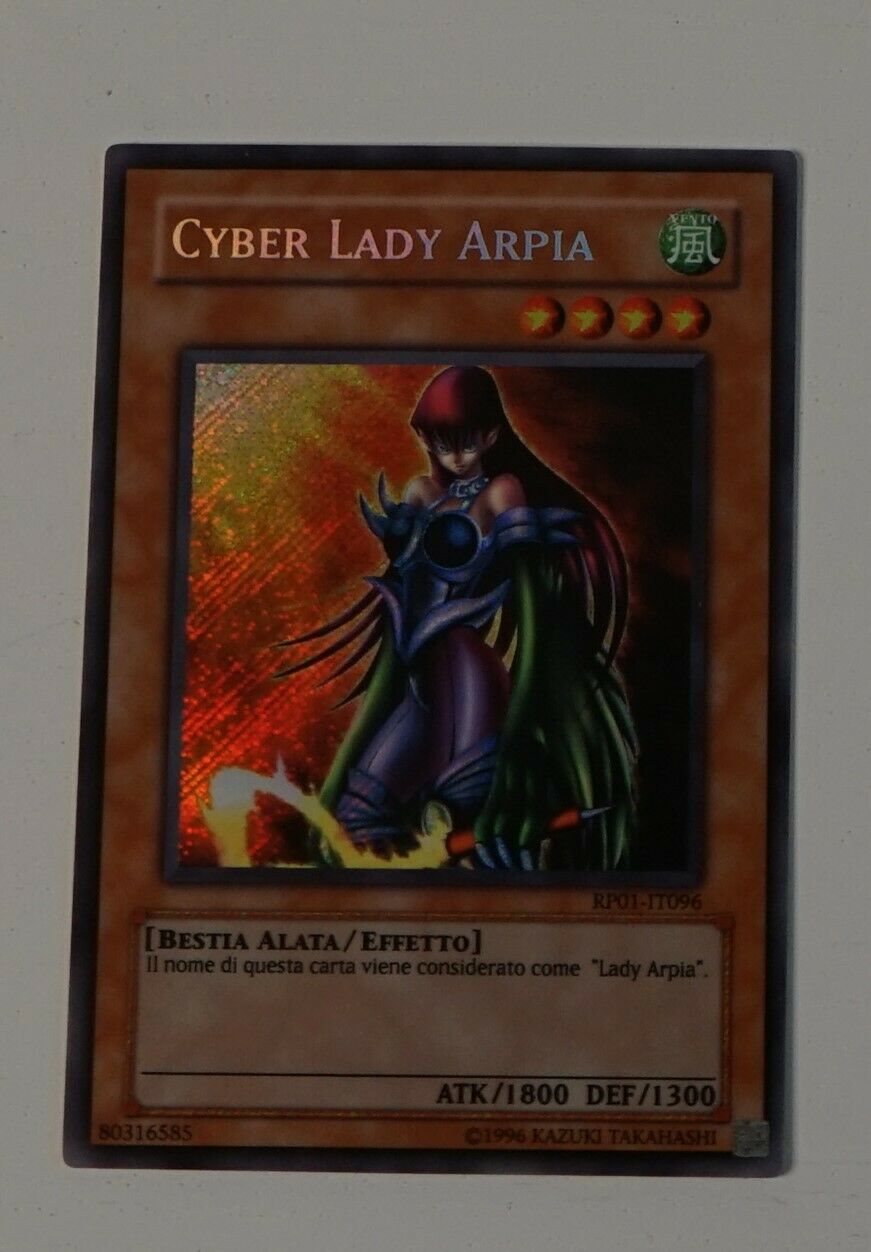 Yugioh! 1x Cyber Harpie Lady ITALIAN Secret Rare RP01-EN096 Retro Pack  Yu-Gi-Oh