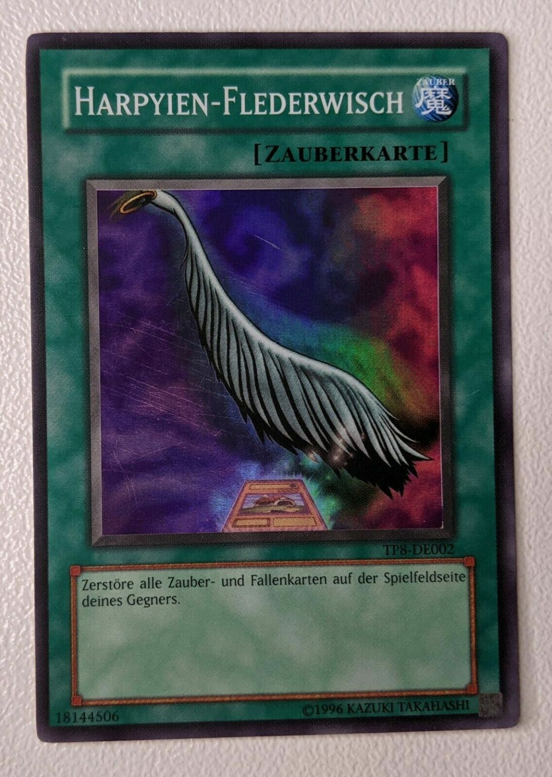 Yugioh! Harpie’s Feather Duster German TP8DE002 (TP8EN002) Super Rare