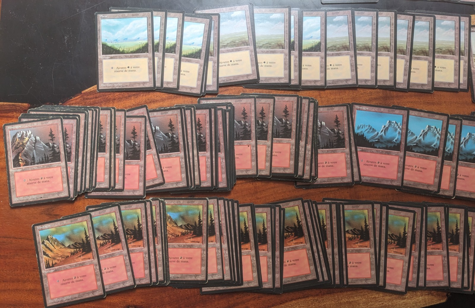 FBB Basic Lands Lot 380 French black border - Image 3