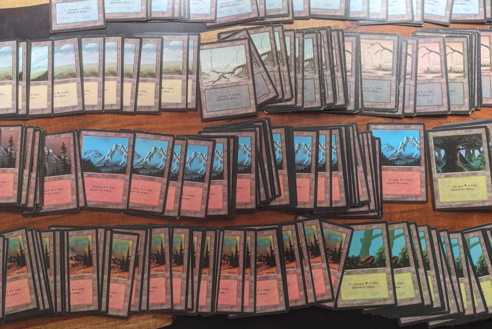 FBB Basic Lands Lot 380 French black border - Image 4