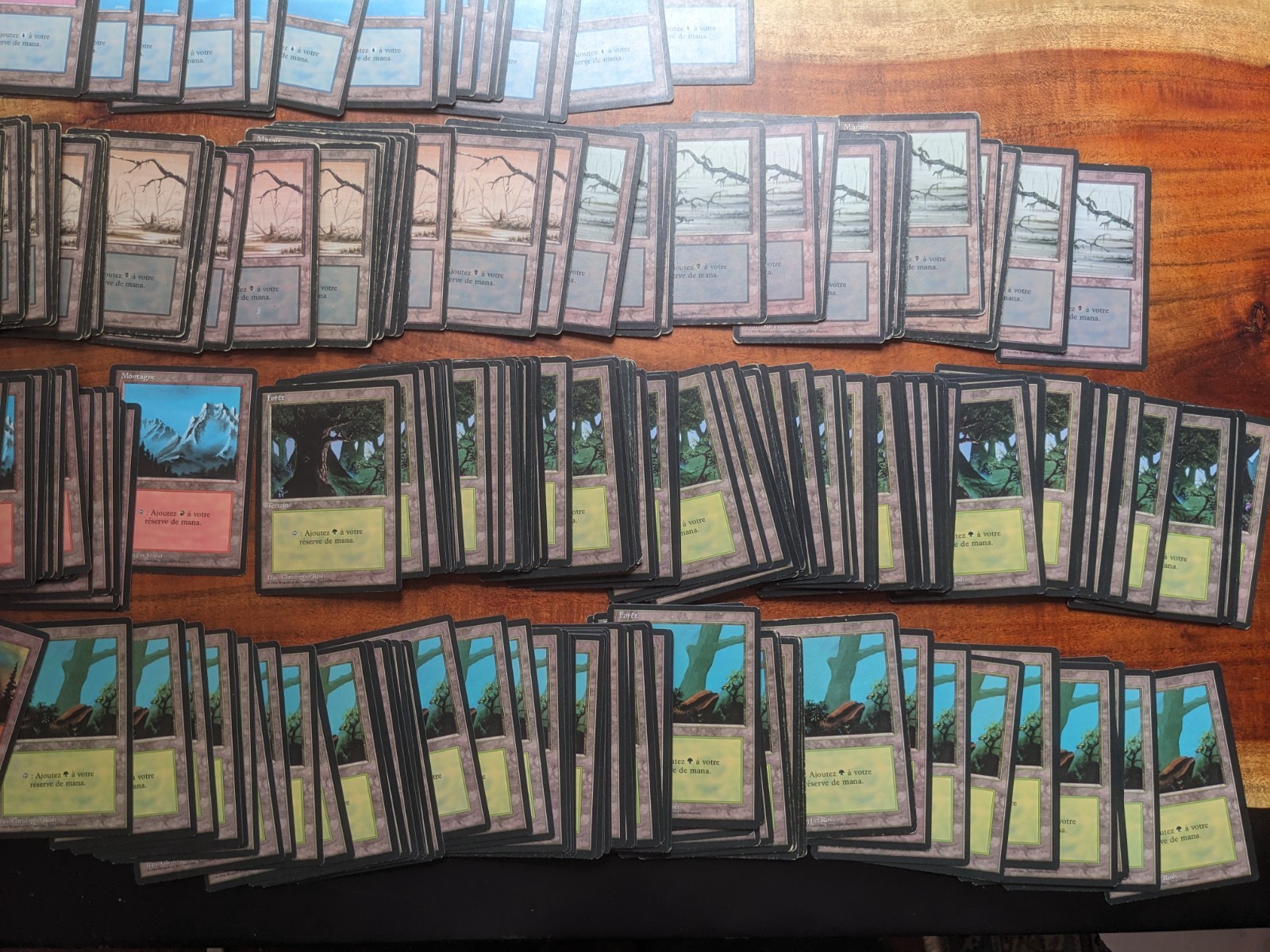 FBB Basic Lands Lot 380 French black border - Image 5