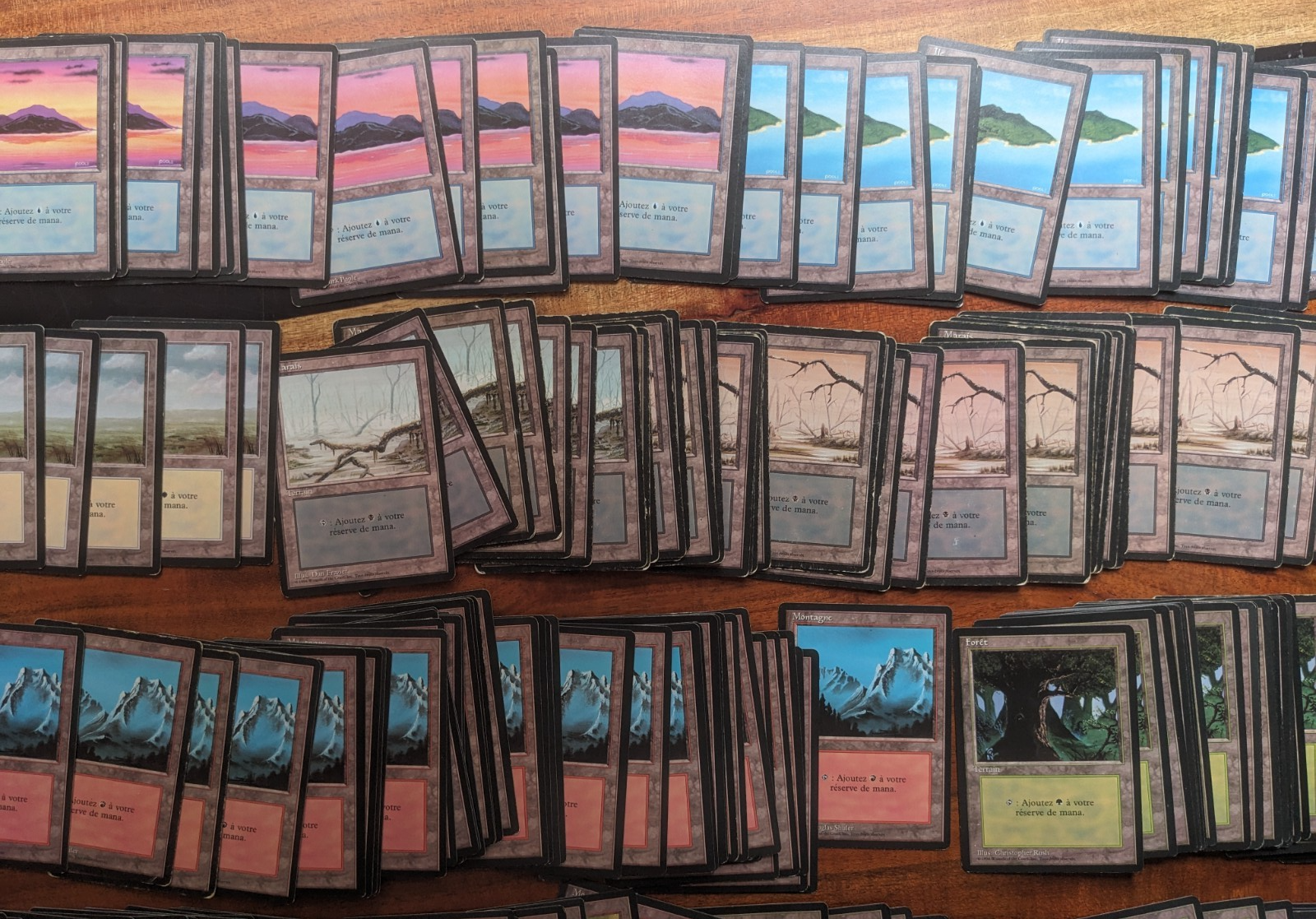 FBB Basic Lands Lot 380 French black border - Image 7