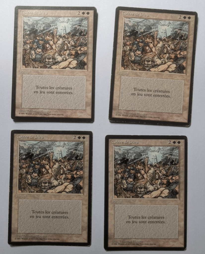 4x FBB Wrath of God French | Mox Beta