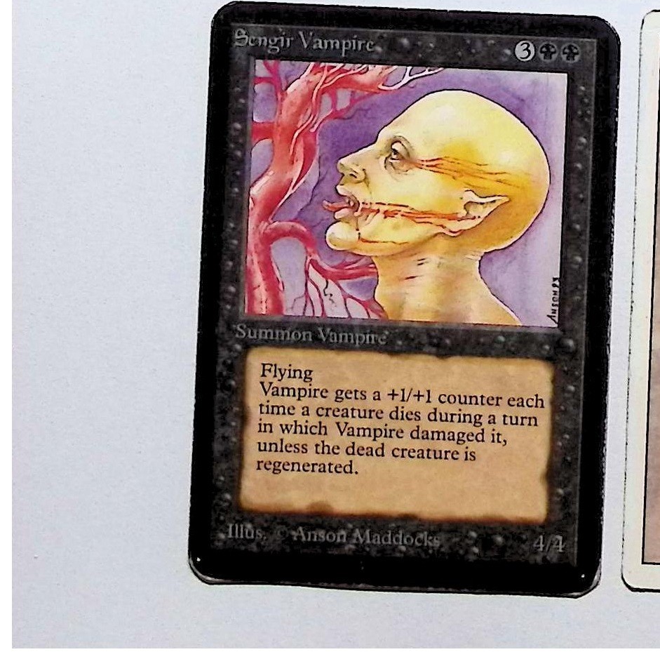 Magic MTG Alpha Sengir Vampire Rare Old School Gathering www_MoxBeta_com - Image 3