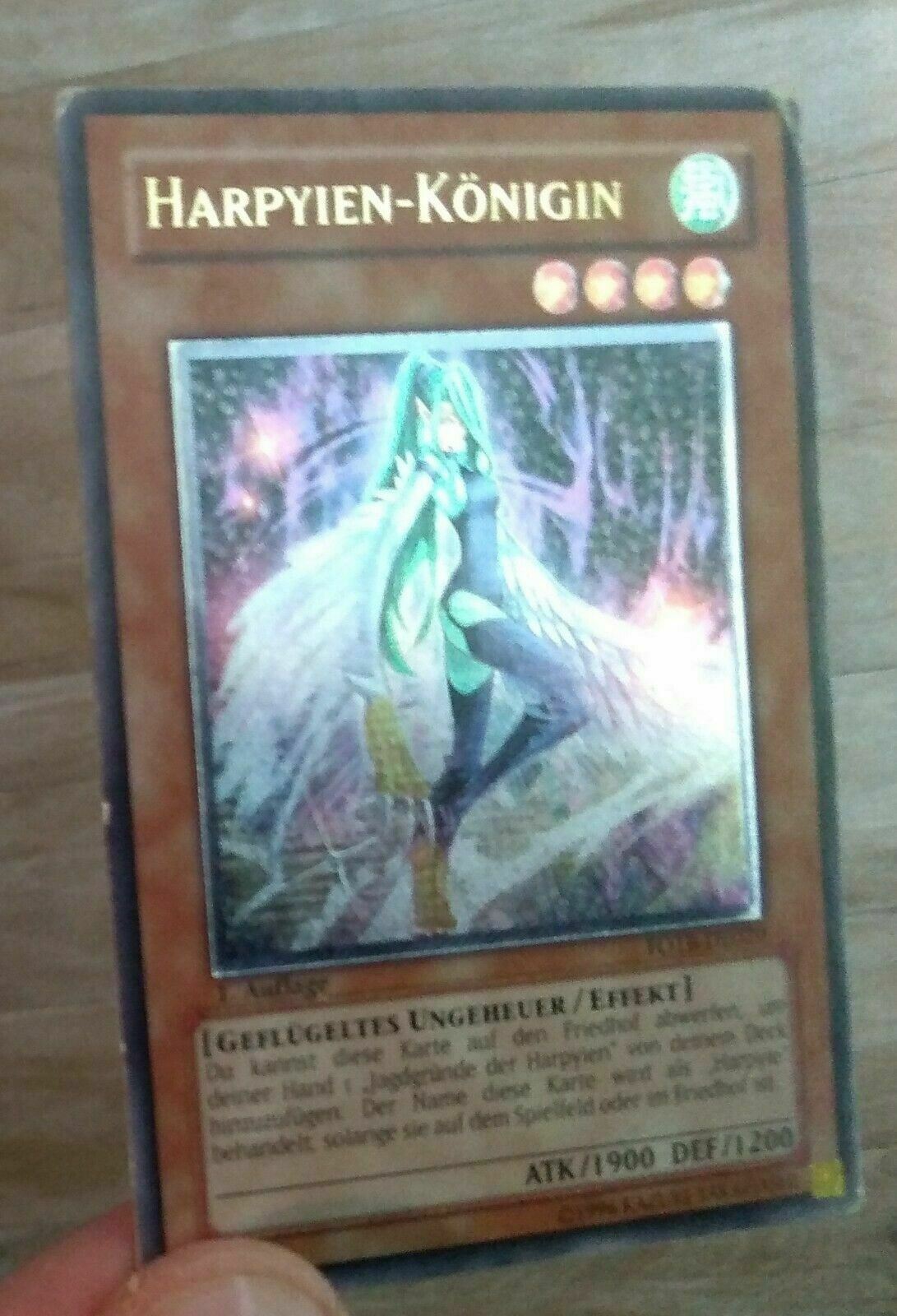 Yugioh! 2x Harpie Queen FOTB-EN020 GERMAN Ultimate Rare 1st Edition First