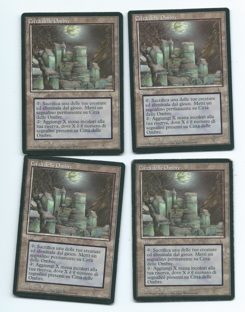 4x City of Shadows FBB Italian Dark