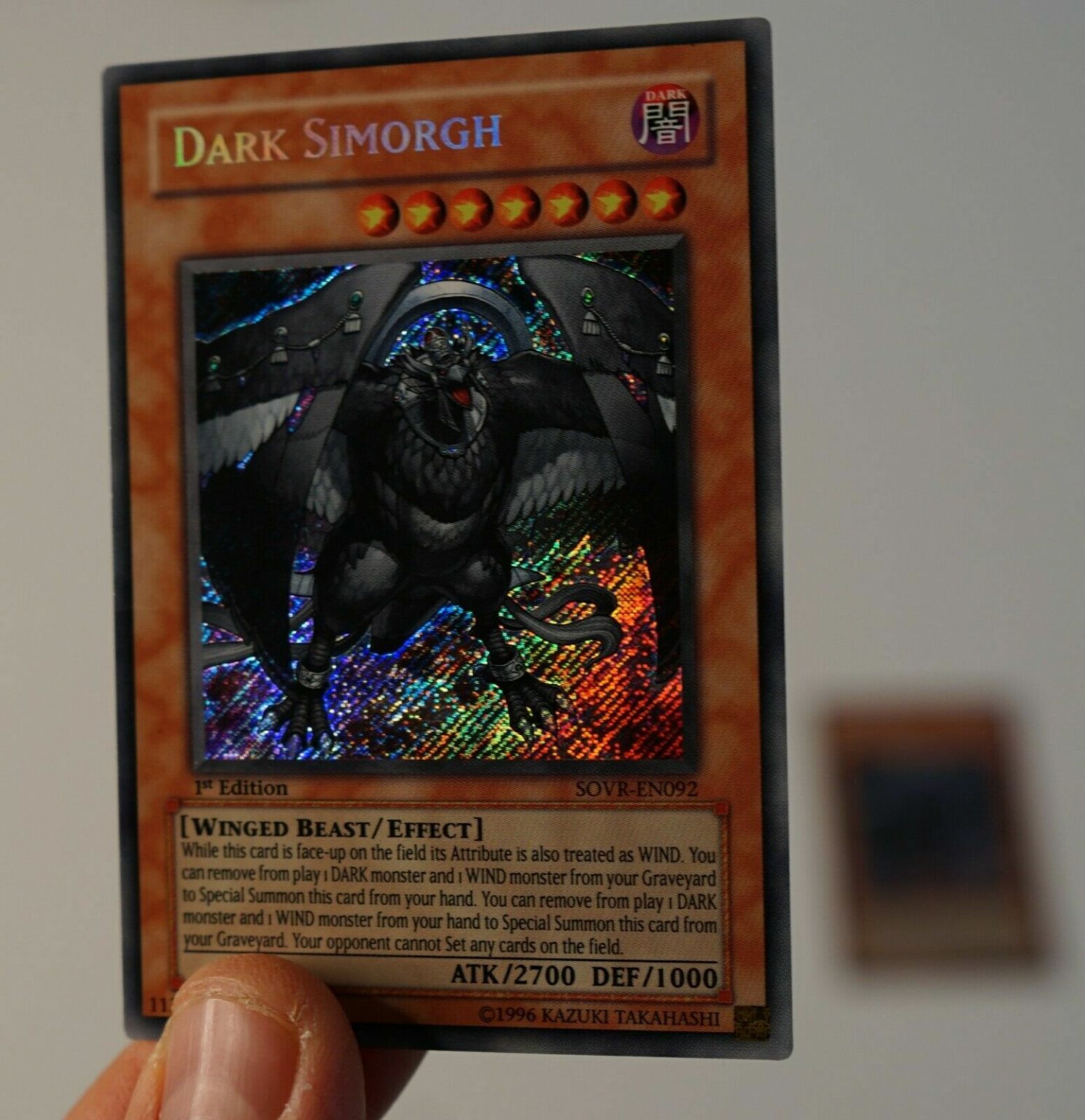thumbnail image 2 of Yu-Gi-Oh! CT08-EN006 Dark Simorgh – Super Rare Card, Ungraded 2 of 6