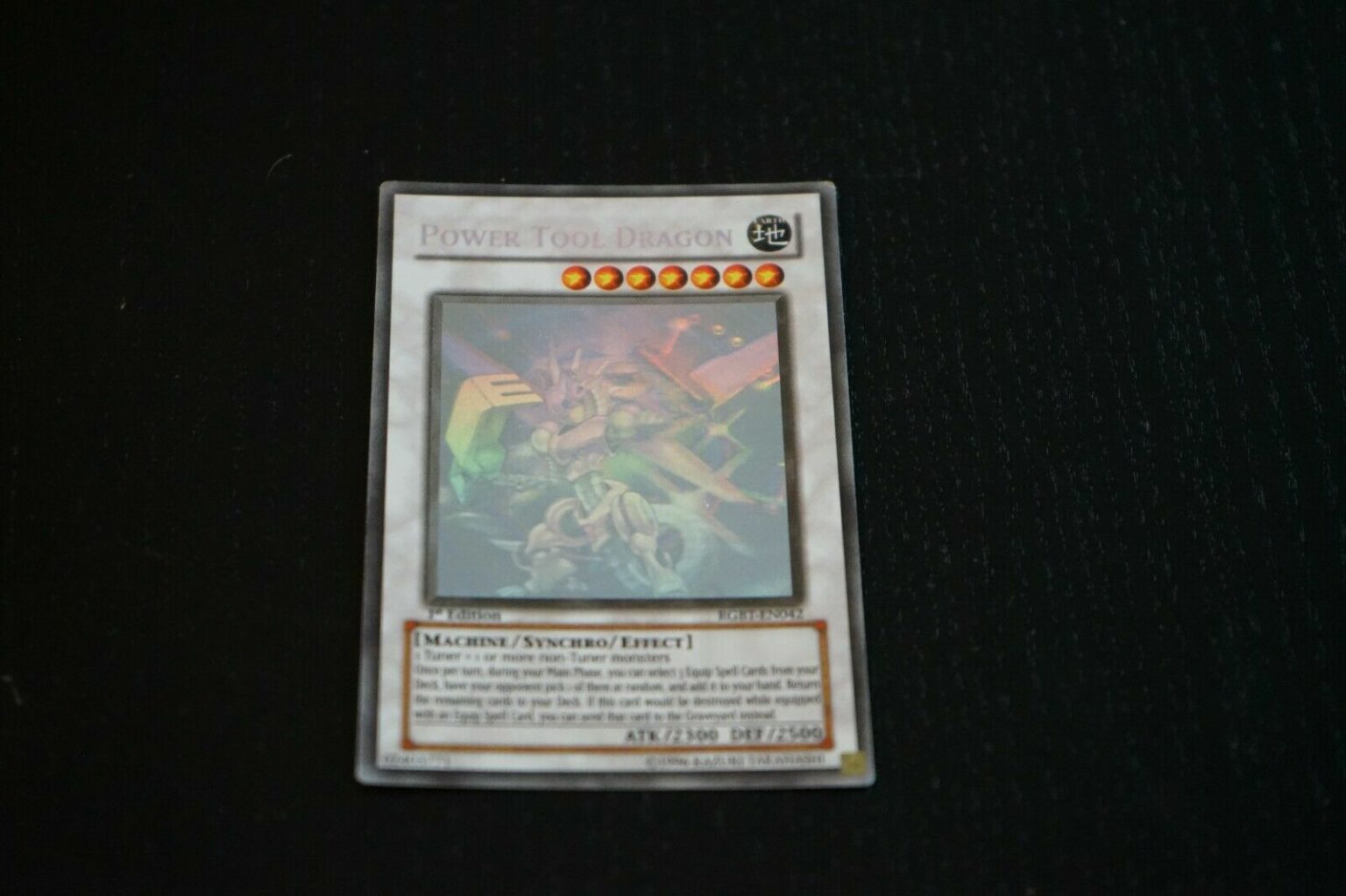 Yugioh! Power Tool Dragon RGBTEN042 Ghost Rare 1st Edition First YGO